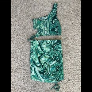 Green two piece set